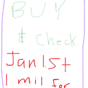 Buy & check jan 1st