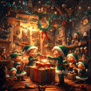 elves: Santa's little helpers